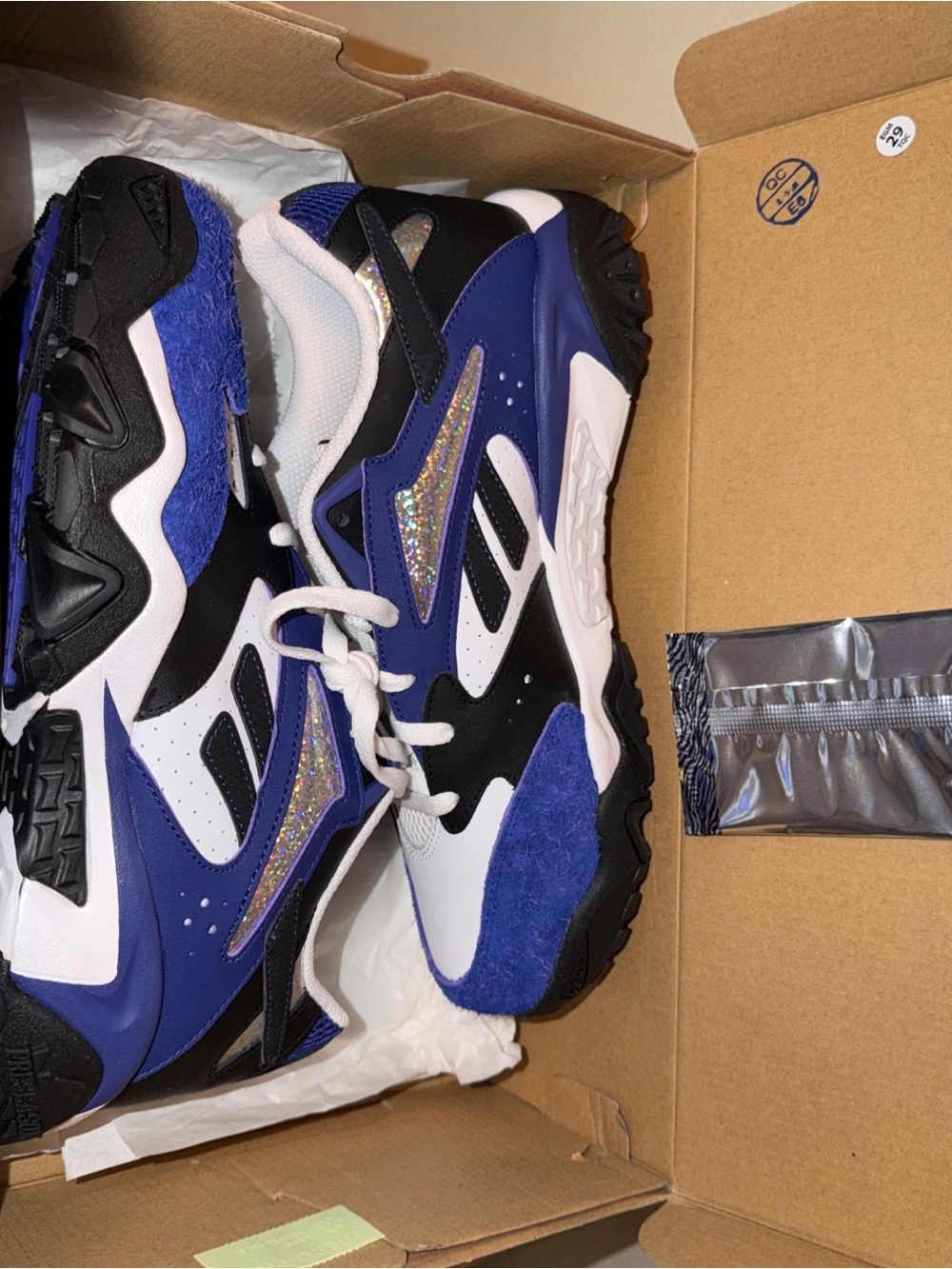 Reebok Kids Blue White and Black Retro Sneakers